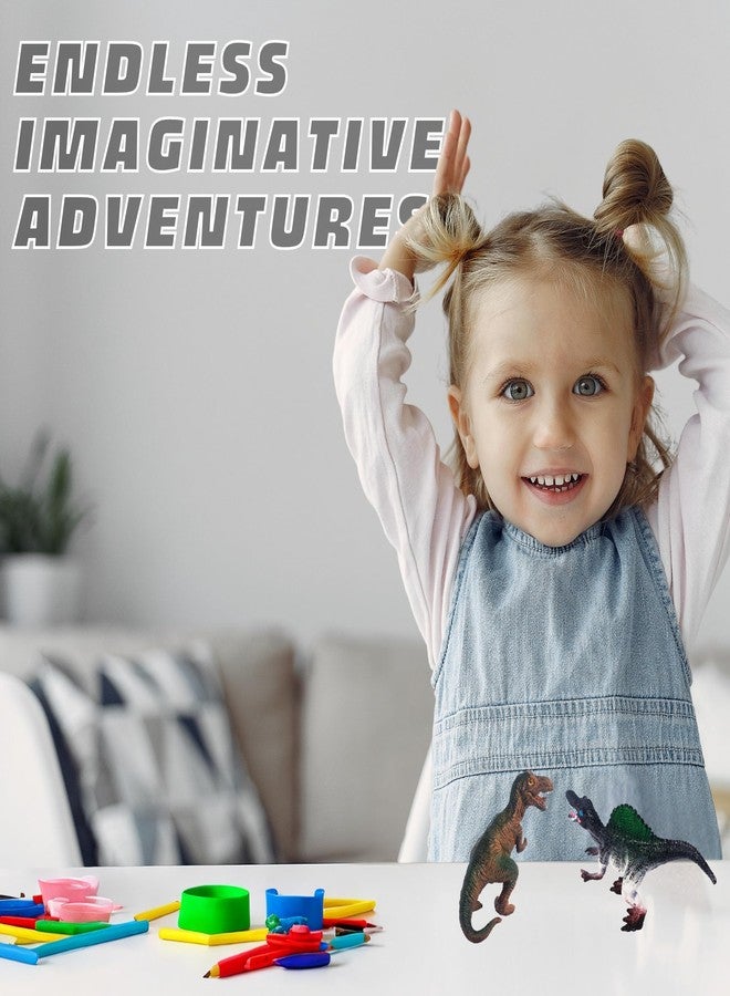 CRYA مجسم ديناصور سبينوصور من CRYA، ألعاب ديناصور سبينوصور واقعية للأطفال، لعبة ديناصور بطول 6 سم للعب والعرض، ألعاب ديناصورات جوراسية تعليمية للأولاد والبنات (سبينوصور صغير) - Image 4